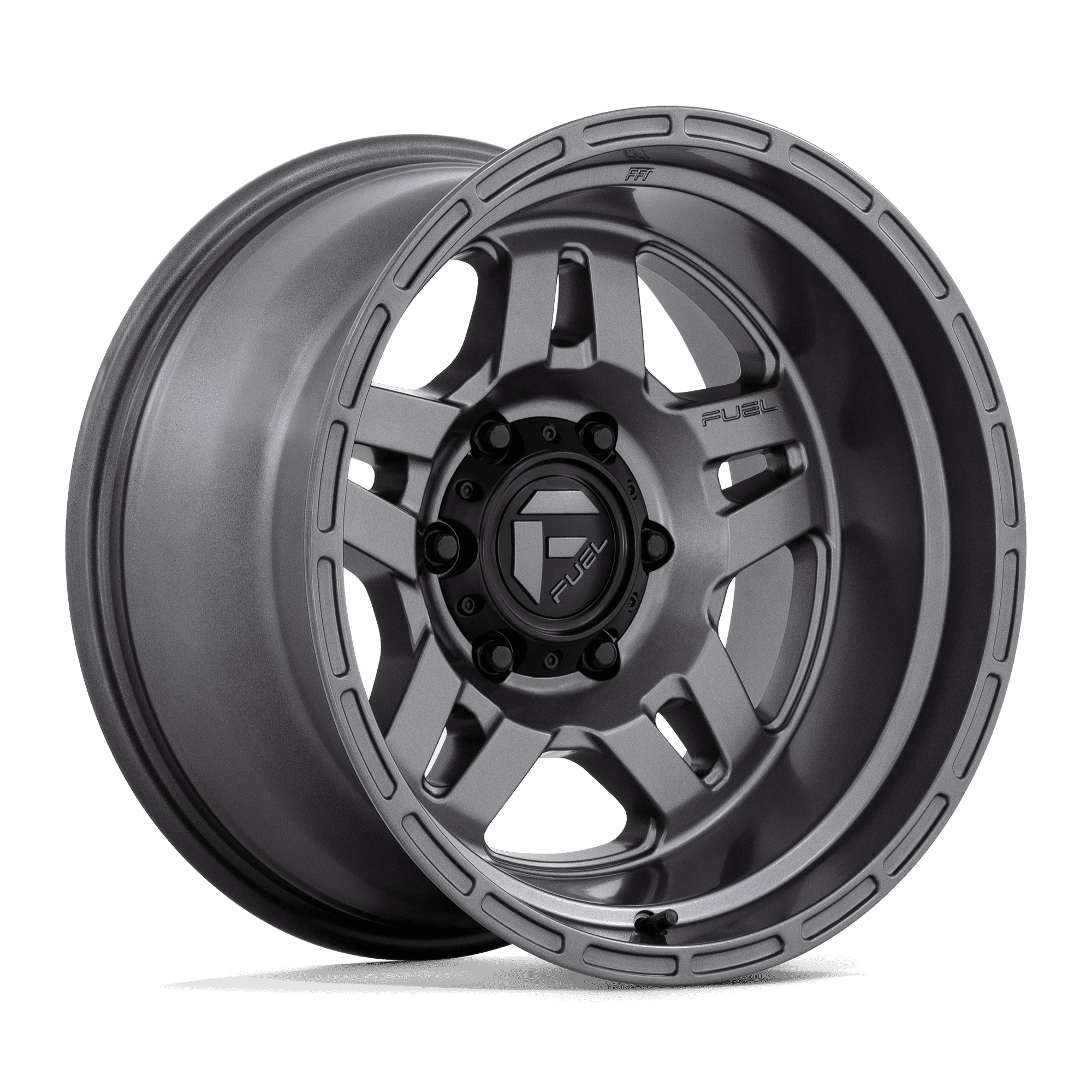 17x9 Fuel Offroad Wheels D801 OXIDE 6x139.7 -38 offset 106.1 hub GRAY - D80117908435