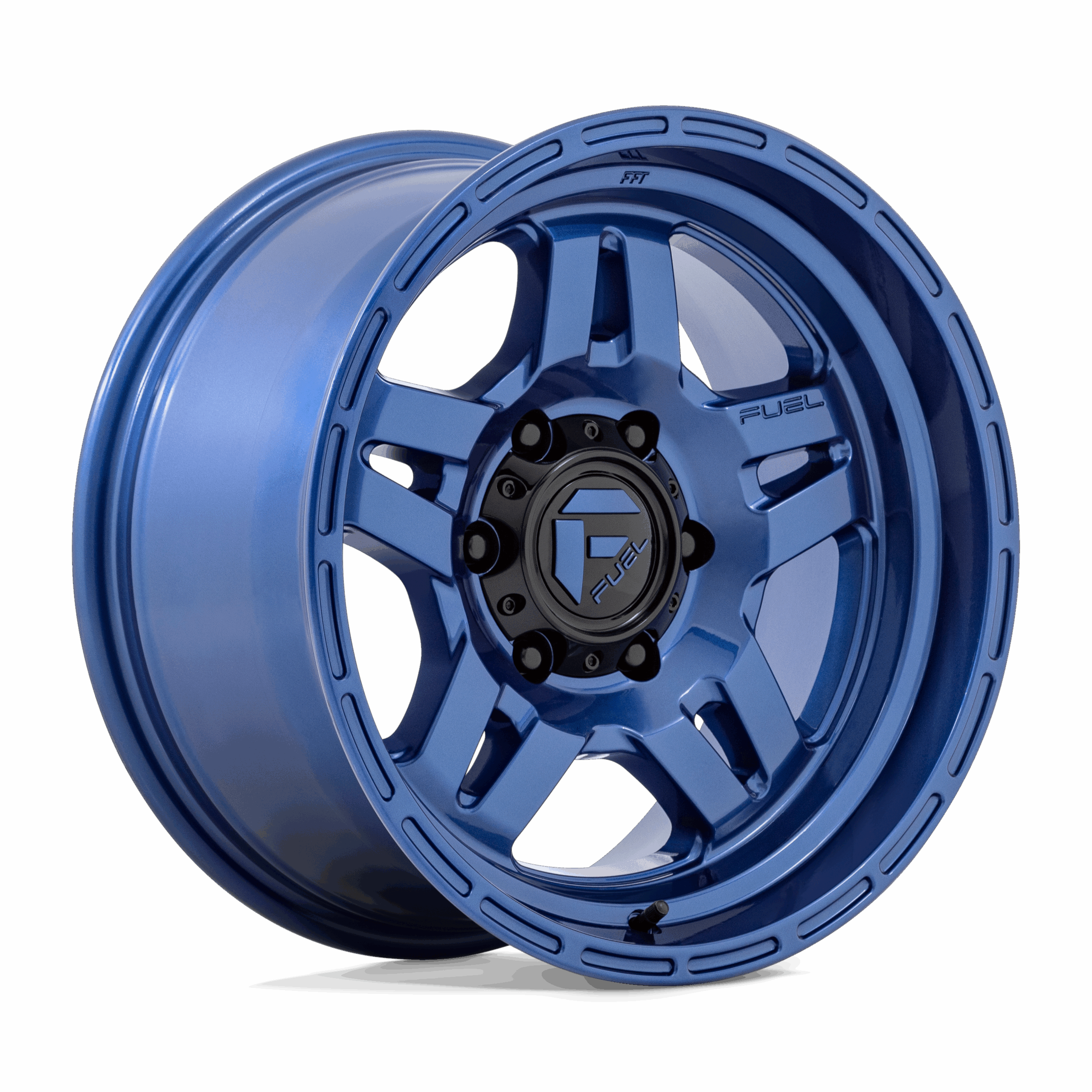 17x8.5 Fuel Offroad Wheels D802 OXIDE 6x139.7 -10 offset 106.1 hub BLUE - D80217858445