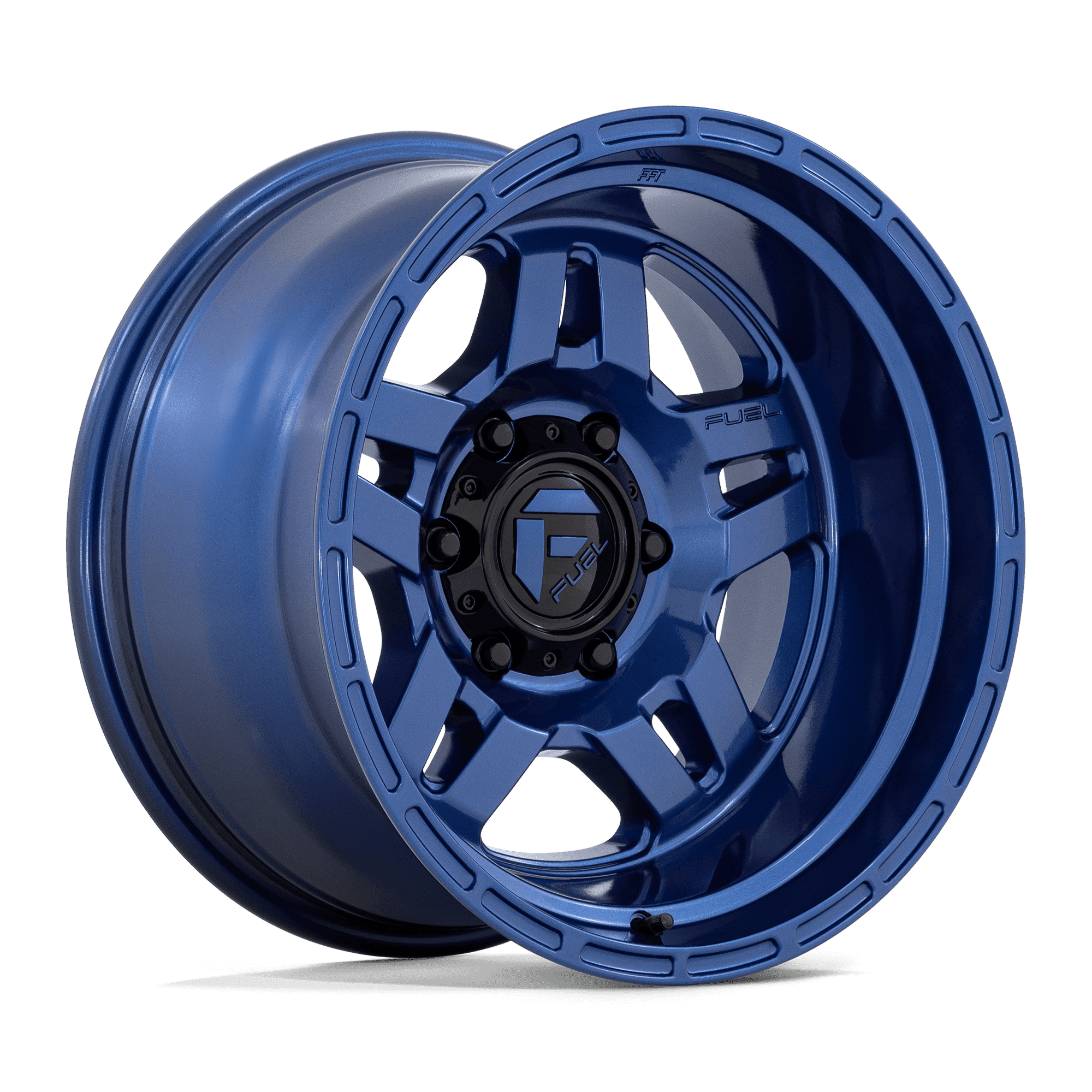 17x9 Fuel Offroad Wheels D802 OXIDE 6x139.7 -38 offset 106.1 hub BLUE - D80217908435