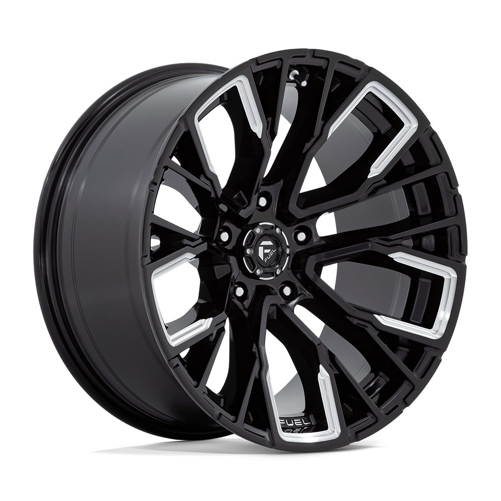 20x10 Fuel Offroad Wheels D849 REBAR 5x127 -18 offset 71.5 hub BLACK - D84920007547