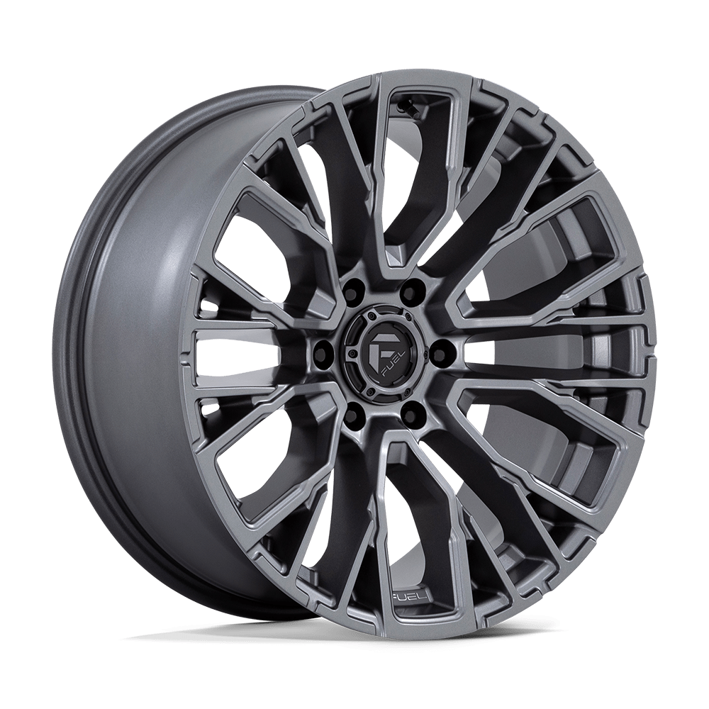 20x9 Fuel Offroad Wheels D848 REBAR 6x139.7 1 offset 106.1 hub GRAY - D84820908450