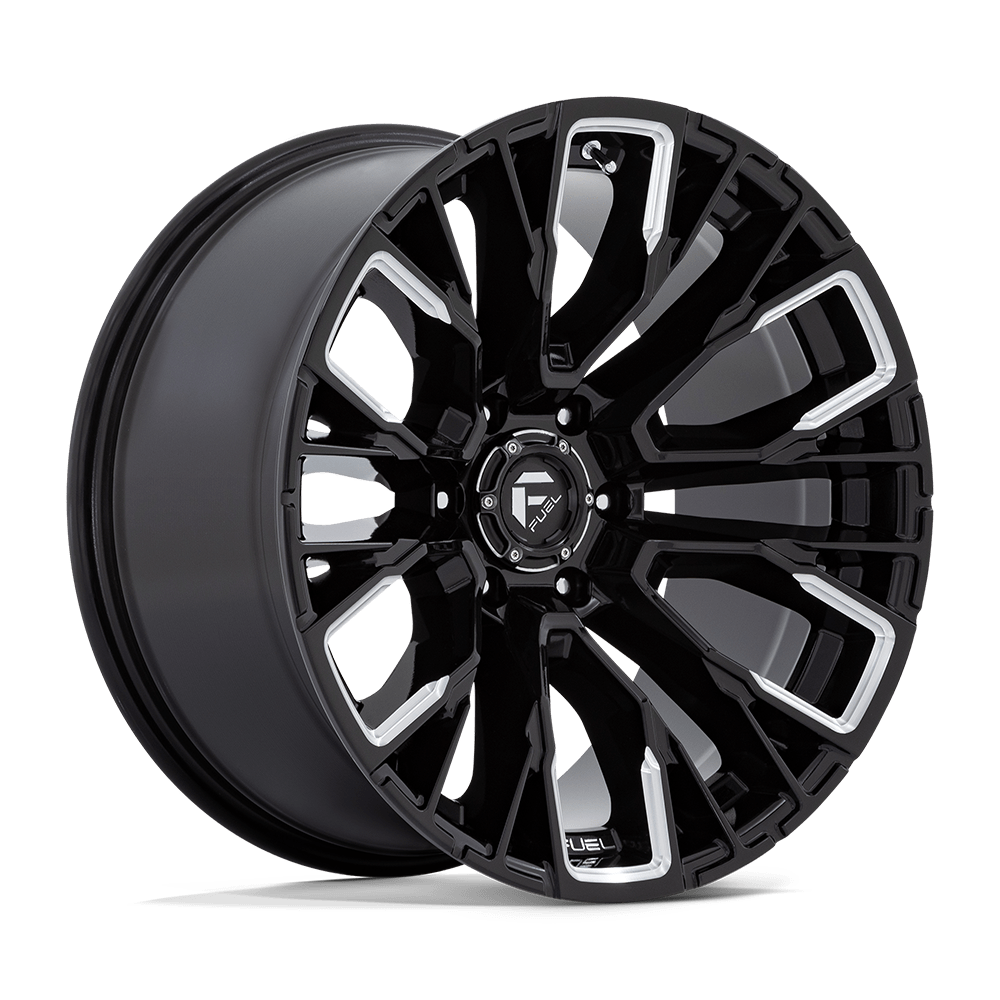 17x9 Fuel Offroad Wheels D849 REBAR 6x135 1 offset 87.1 hub BLACK - D84917908950