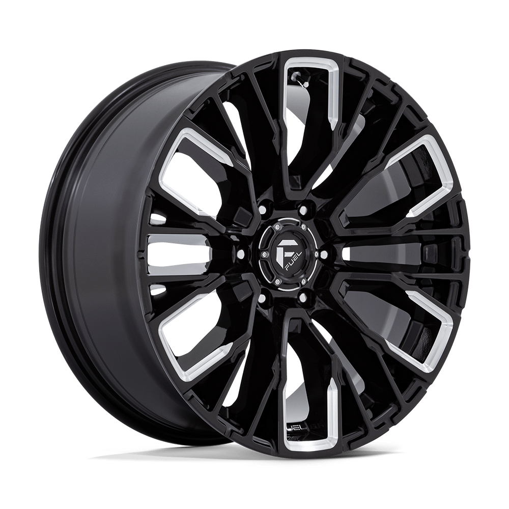 20x9 Fuel Offroad Wheels D849 REBAR 6x139.7 20 offset 106.1 hub BLACK - D84920908457