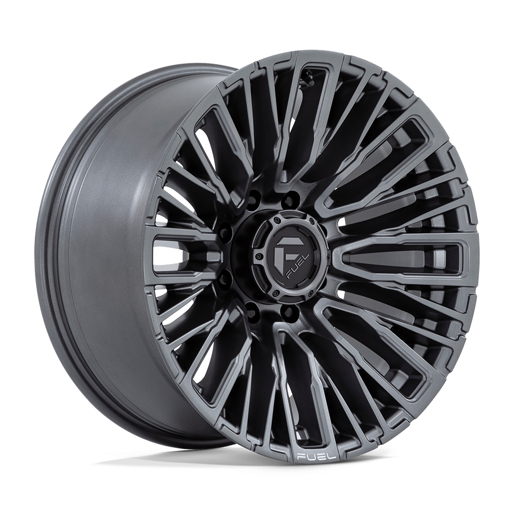 20x10 Fuel Offroad Wheels D848 REBAR 8x170 -18 offset 125.1 hub GRAY - D84820001747