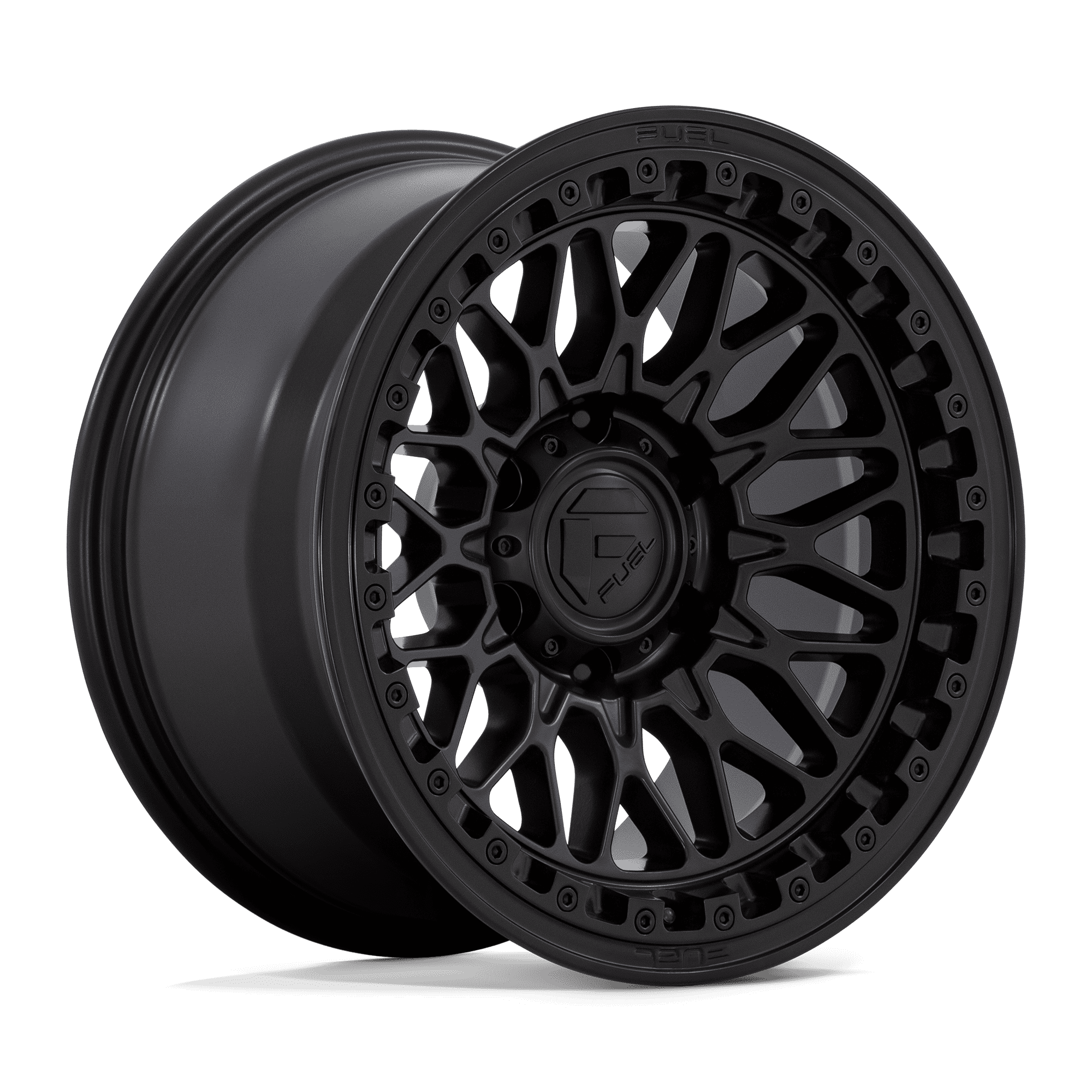 17x9 Fuel Offroad Wheels D757 TRIGGER 6x139.7 -12 offset 106.1 hub BLACK - D75717908445