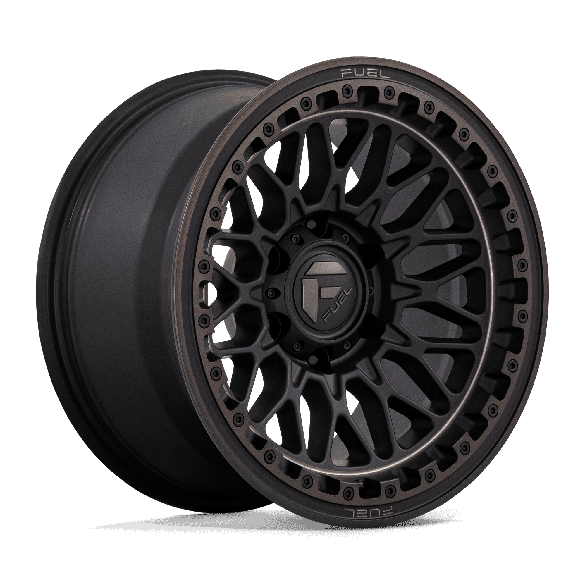 17x9 Fuel Offroad Wheels D759 TRIGGER 6x139.7 -12 offset 106.1 hub BLACK - D75917908445