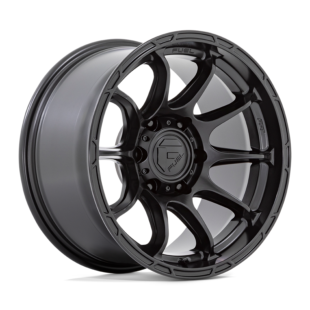 17x9 Fuel Offroad Wheels D791 VARIANT 6x139.7 1 offset 106.1 hub BLACK - D79117908450E