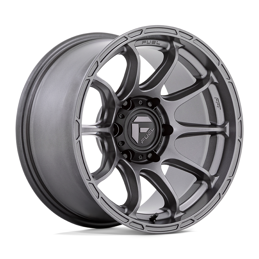 17x9 Fuel Offroad Wheels D793 VARIANT 6x139.7 -12 offset 106.1 hub GRAY - D79317908445E