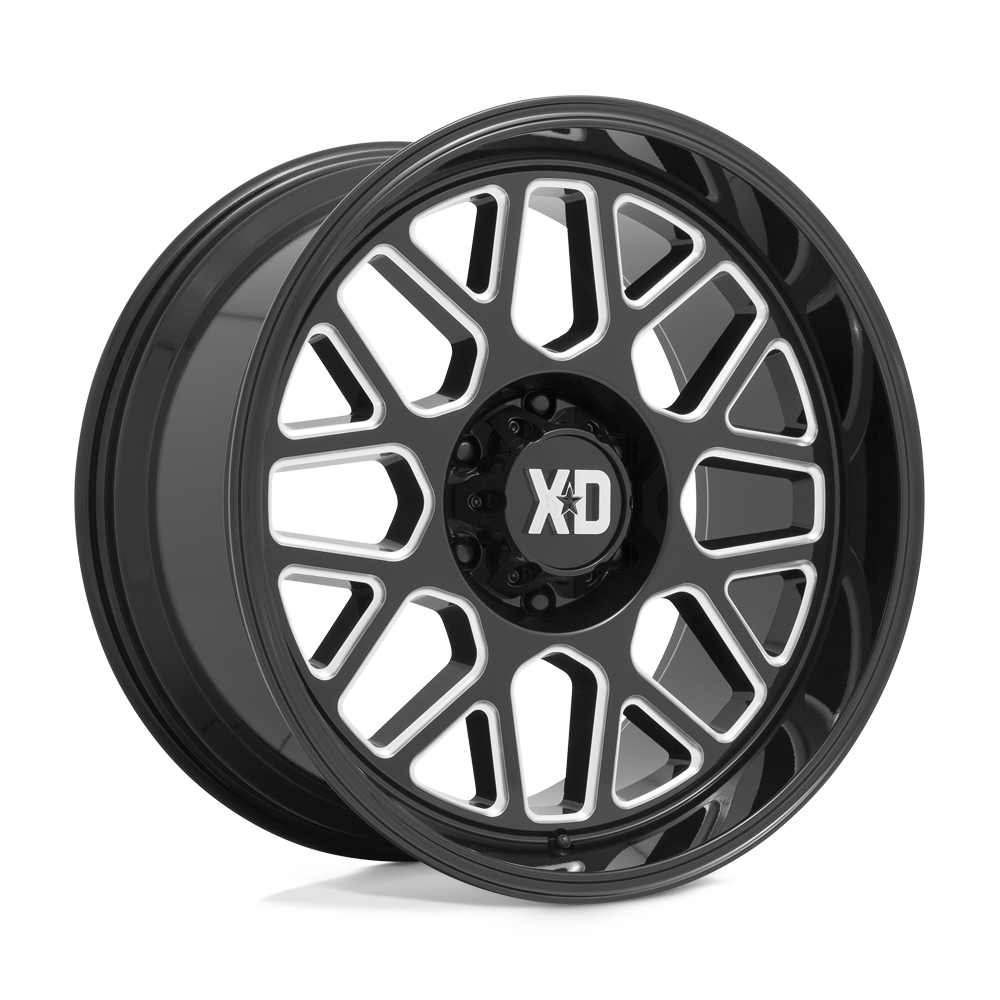 22x12 XD Series Offroad XD849 GRENADE II 6x139.7 -44 offset 106.1 hub BLACK - XD84922268344N