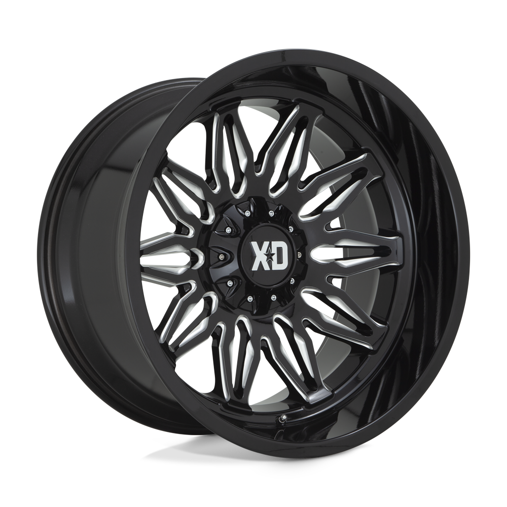 22x12 XD Series Offroad XD859 GUNNER 5x127/5x139.7 -44 offset 78.1 hub BLACK - XD85922235344N