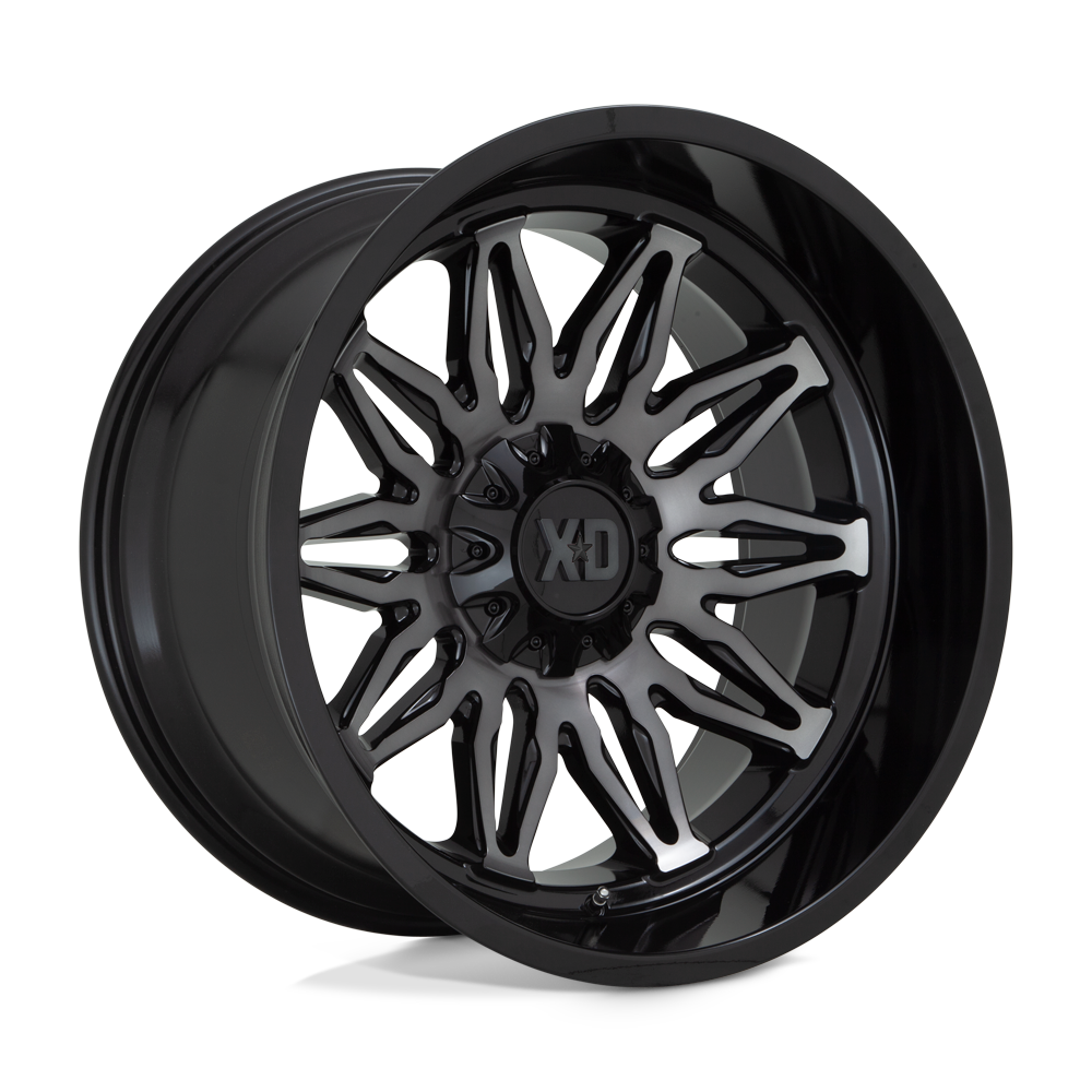 22x12 XD Series Offroad XD859 GUNNER 5x127/5x139.7 -44 offset 78.1 hub BLACK - XD85922235444N