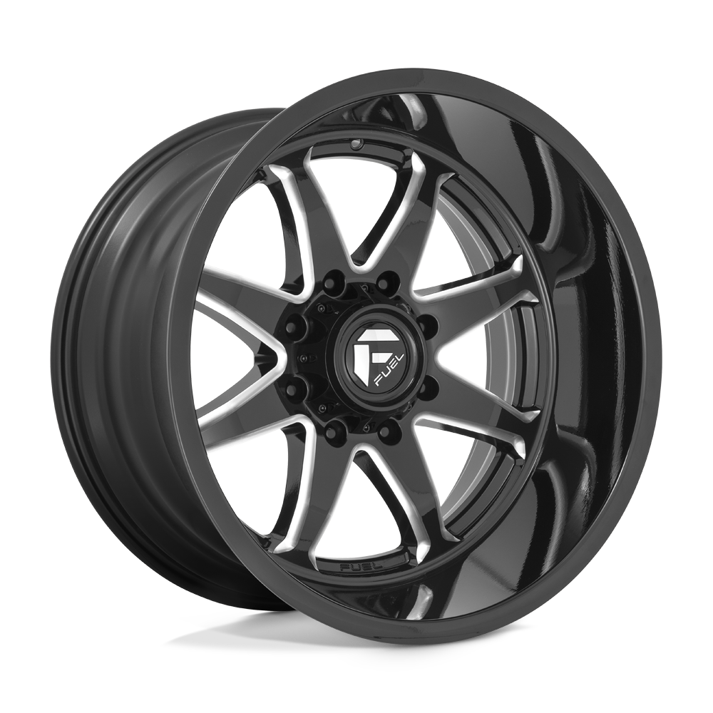 20x10 Fuel Offroad Wheels D749 HAMMER 5x139.7 -18 offset 78.1 hub BLACK - D7492000B447