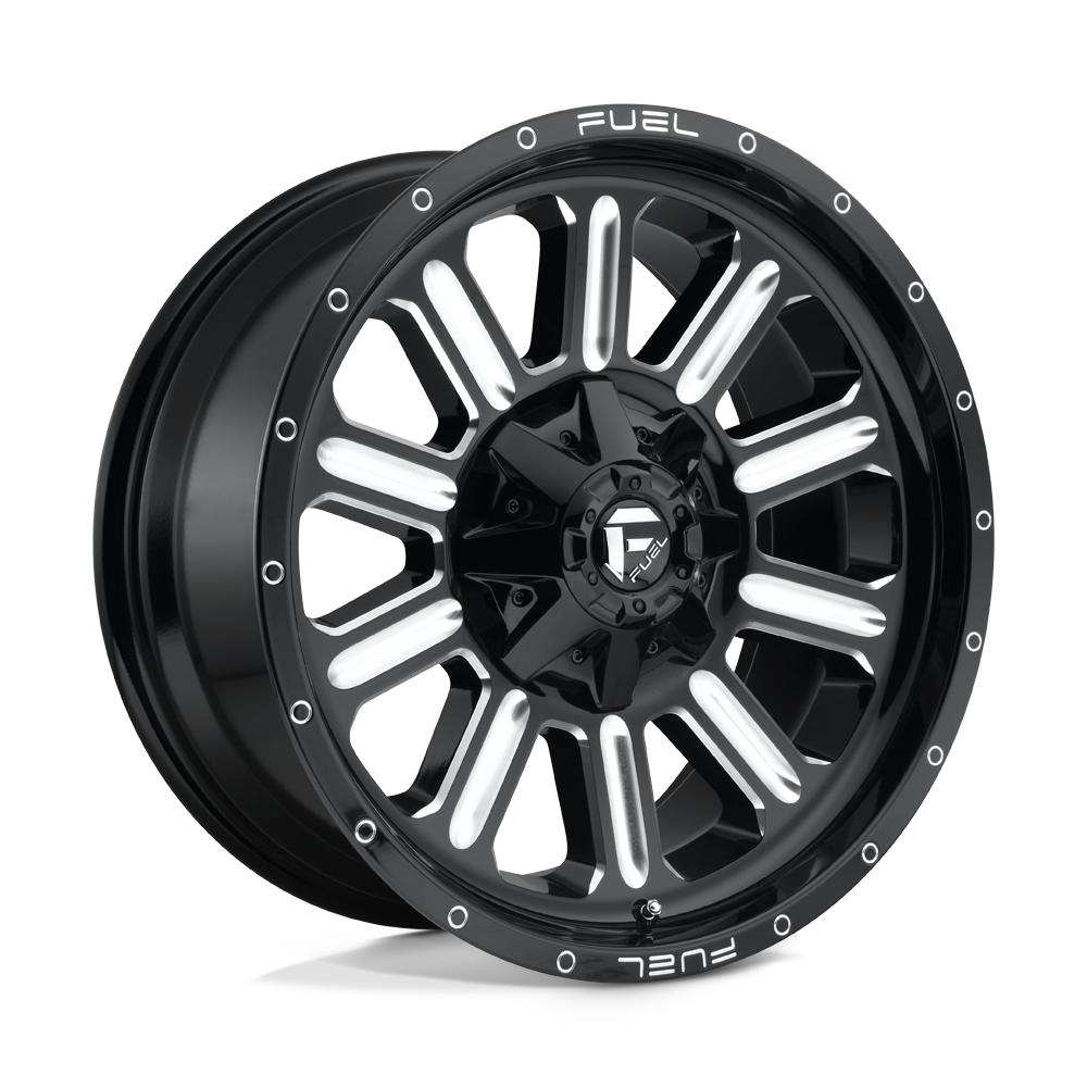 20x9 Fuel Offroad Wheels D620 HARDLINE 8x165.1 1 offset 125.1 hub BLACK - D62020908250