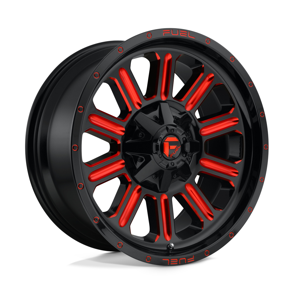 20x9 Fuel Offroad Wheels D621 HARDLINE 8x180 1 offset 124.2 hub BLACK - D62120901850