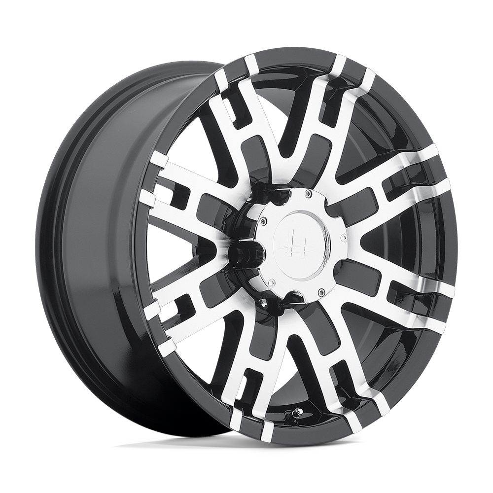 17x8 Helo Wheels HE835 6x139.7 0 offset 106.1 hub BLACK - HE83578068300