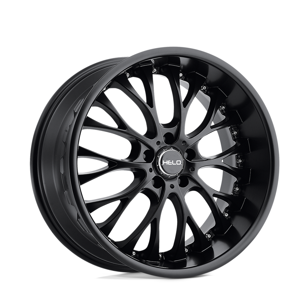 20x8.5 Helo Wheels HE890 5x120 35 offset 74.1 hub BLACK - HE89028552735