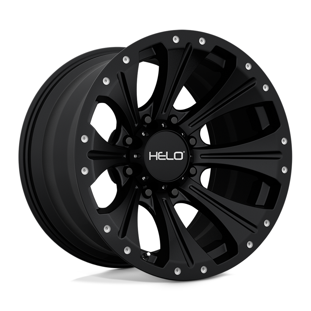 20x9 Helo Wheels HE901 8x165.1 18 offset 125.1 hub BLACK - HE90129080718