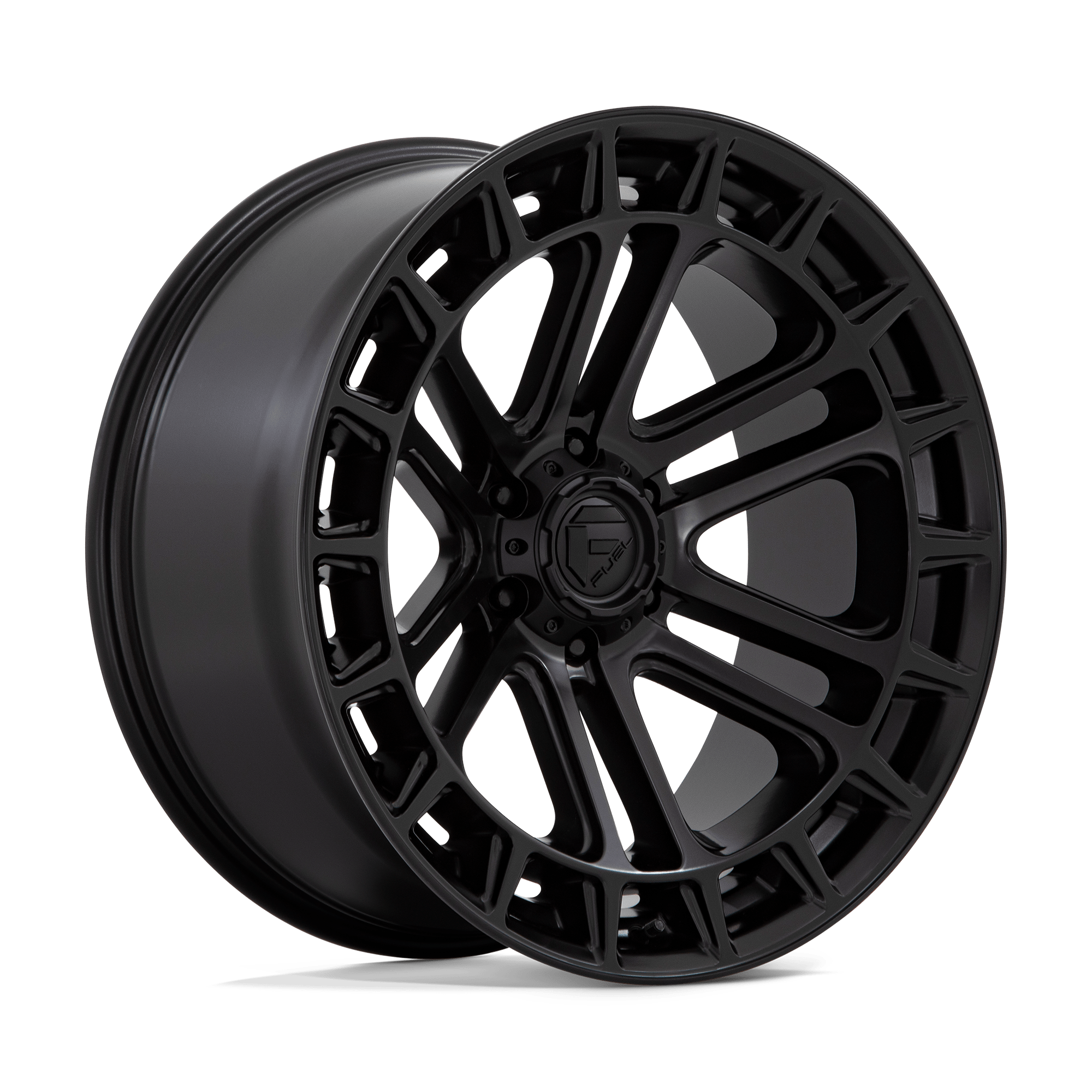 22x10 Fuel Offroad Wheels D718 HEATER 6x139.7 -13 offset 106.1 hub BLACK - D71822008450
