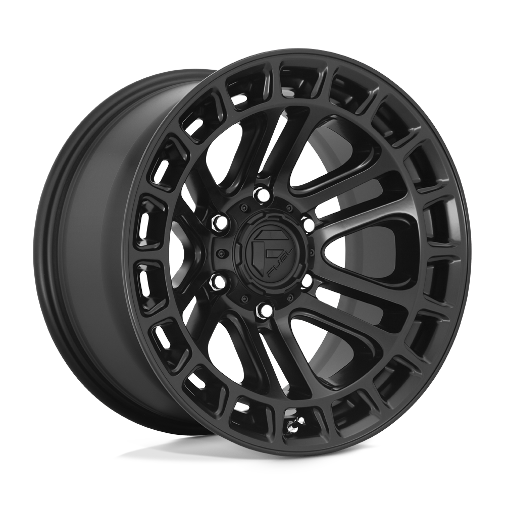 20x10 Fuel Offroad Wheels D718 HEATER 6x135 -18 offset 87.1 hub BLACK - D71820008947