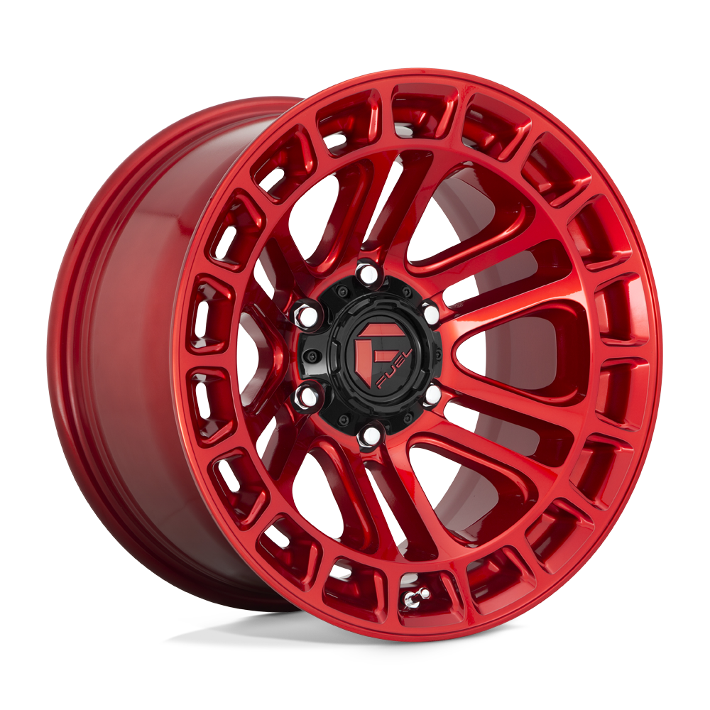 18x9 Fuel Offroad Wheels D719 HEATER 6x135 1 offset 87.1 hub RED - D71918908950