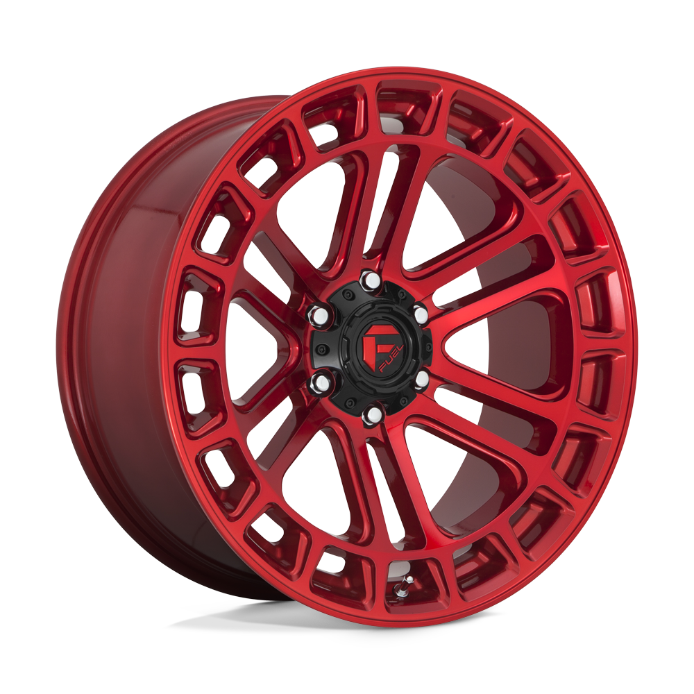 20x9 Fuel Offroad Wheels D719 HEATER 6x139.7 1 offset 106.1 hub RED - D71920908450