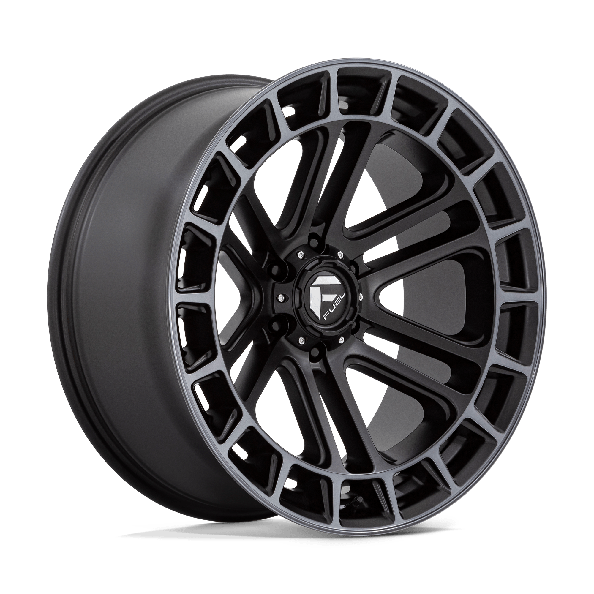 22x10 Fuel Offroad Wheels D720 HEATER 6x139.7 -13 offset 106.1 hub BLACK - D72022008450
