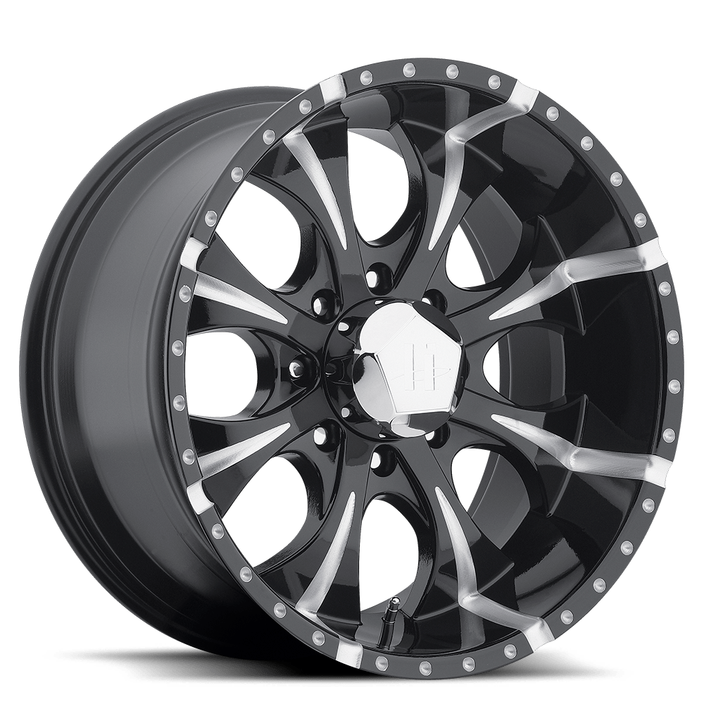17x9 Helo Wheels HE791 MAXX 6x139.7 18 offset 108 hub BLACK - HE7917960918