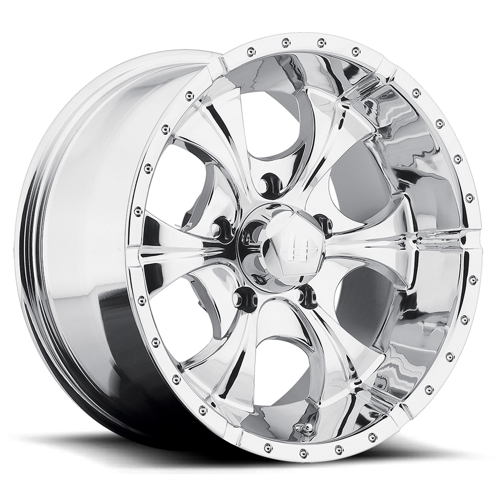 18x9 Helo Wheels HE791 MAXX 8x170 -12 offset 130.81 hub CHROME - HE7918987212