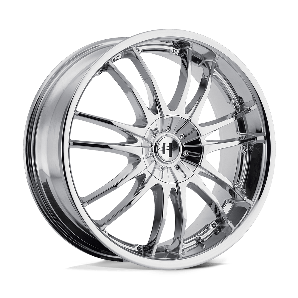 17x7.5 Helo Wheels HE845 5x115 42 offset 72.56 hub CHROME - HE84577515242