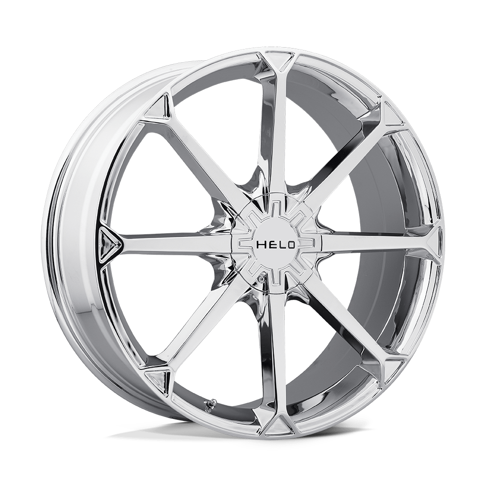 18x8 Helo Wheels HE870 5x105/5x114.3 42 offset 72.56 hub CHROME - HE87088024242