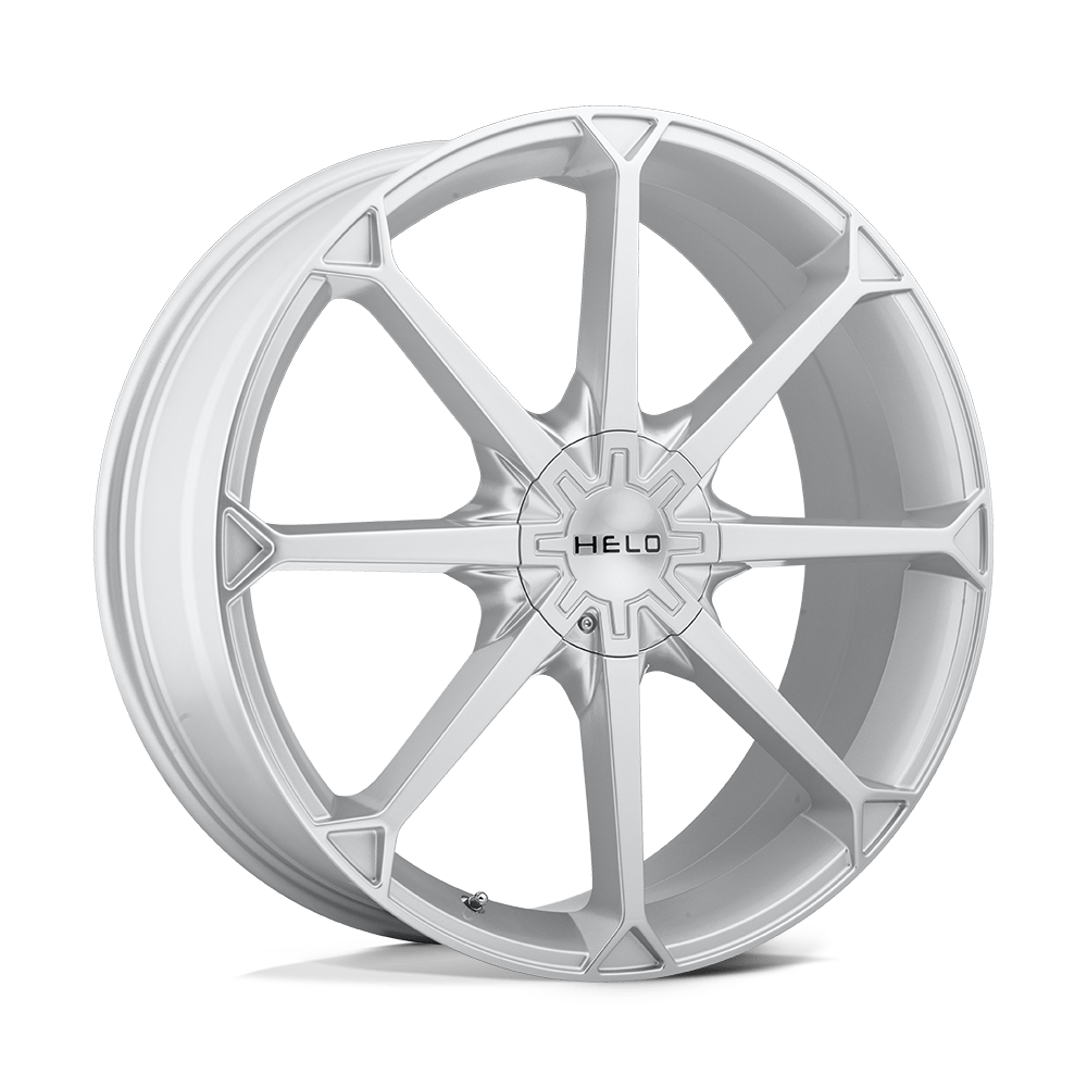 22x8.5 Helo Wheels HE870 5x105/5x114.3 42 offset 72.56 hub SILVER - HE87022824442