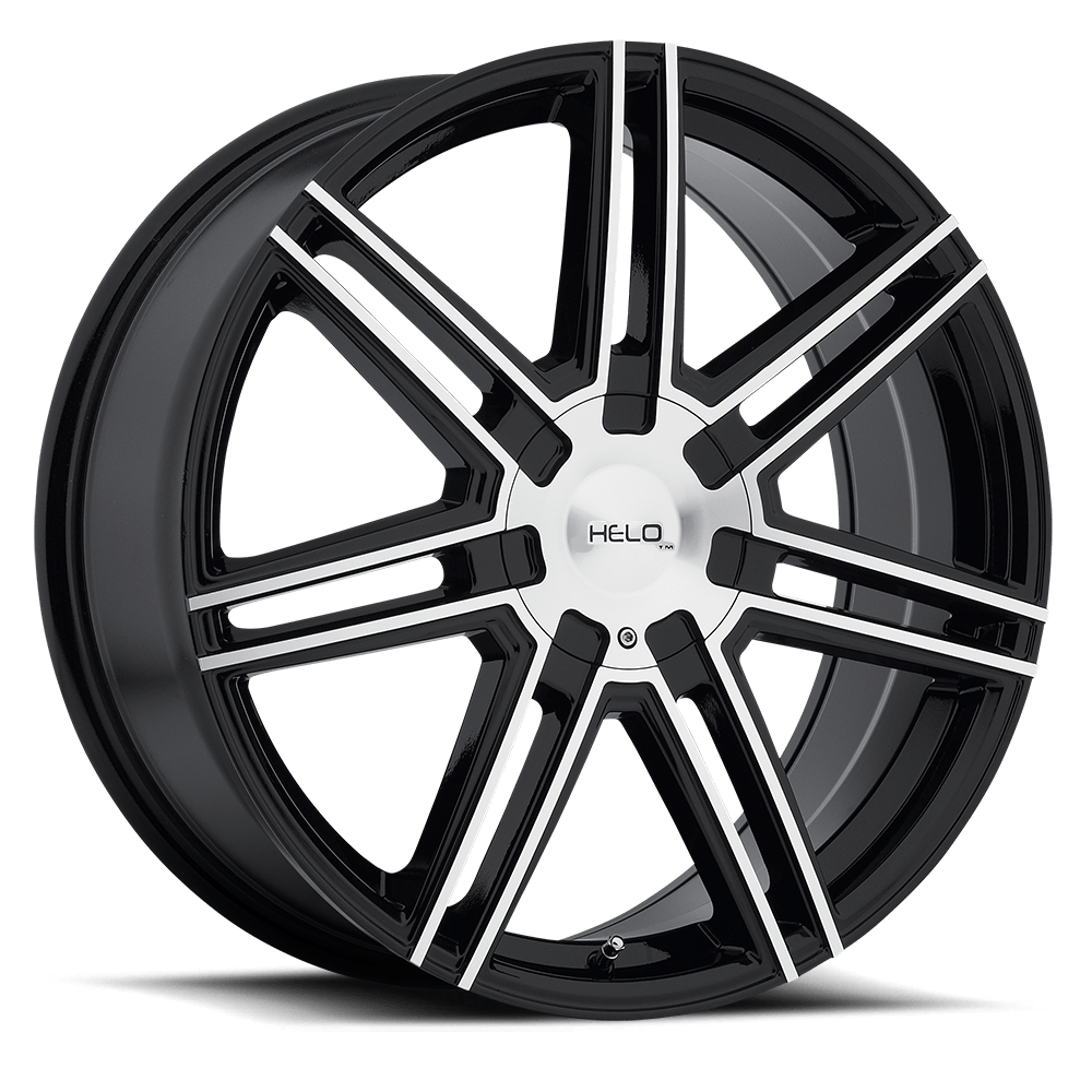20x8 Helo Wheels HE884 5x114.3/5x120 45 offset 74.1 hub MACHINED - HE88428017345