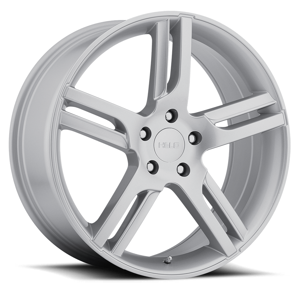 20x8.5 Helo Wheels HE885 5x120 38 offset 74.1 hub SILVER - HE88528552438