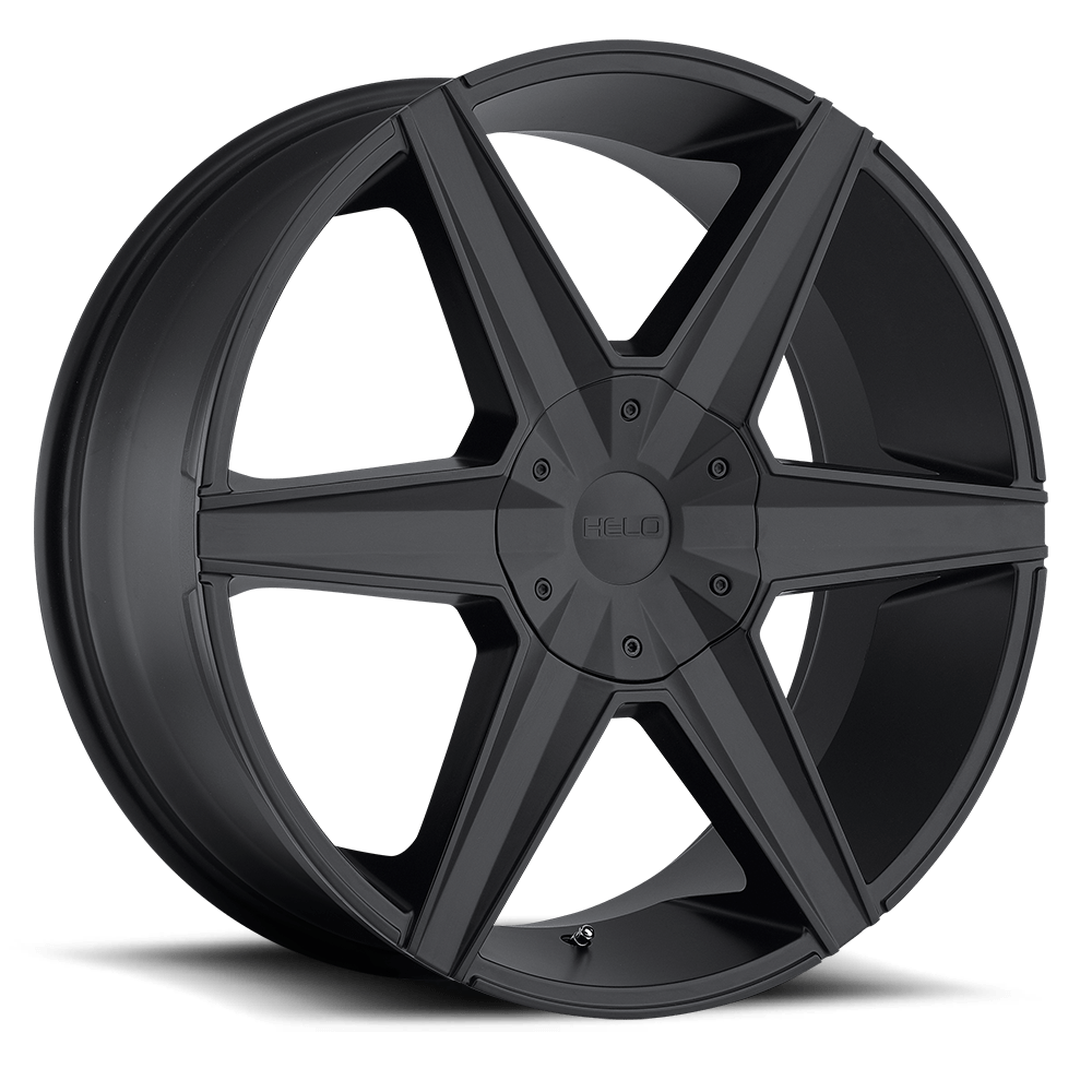 20x8.5 Helo Wheels HE887 5x114.3/5x120.65 38 offset 72.56 hub BLACK - HE88728504738