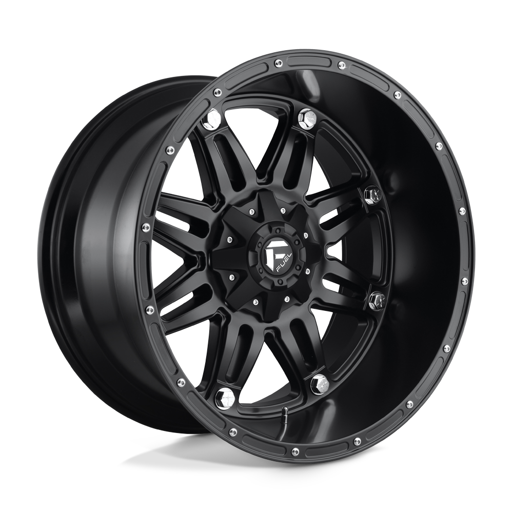 22x12 Fuel Offroad Wheels D531 HOSTAGE 8x170 -44 offset 125.1 hub BLACK - D53122201747