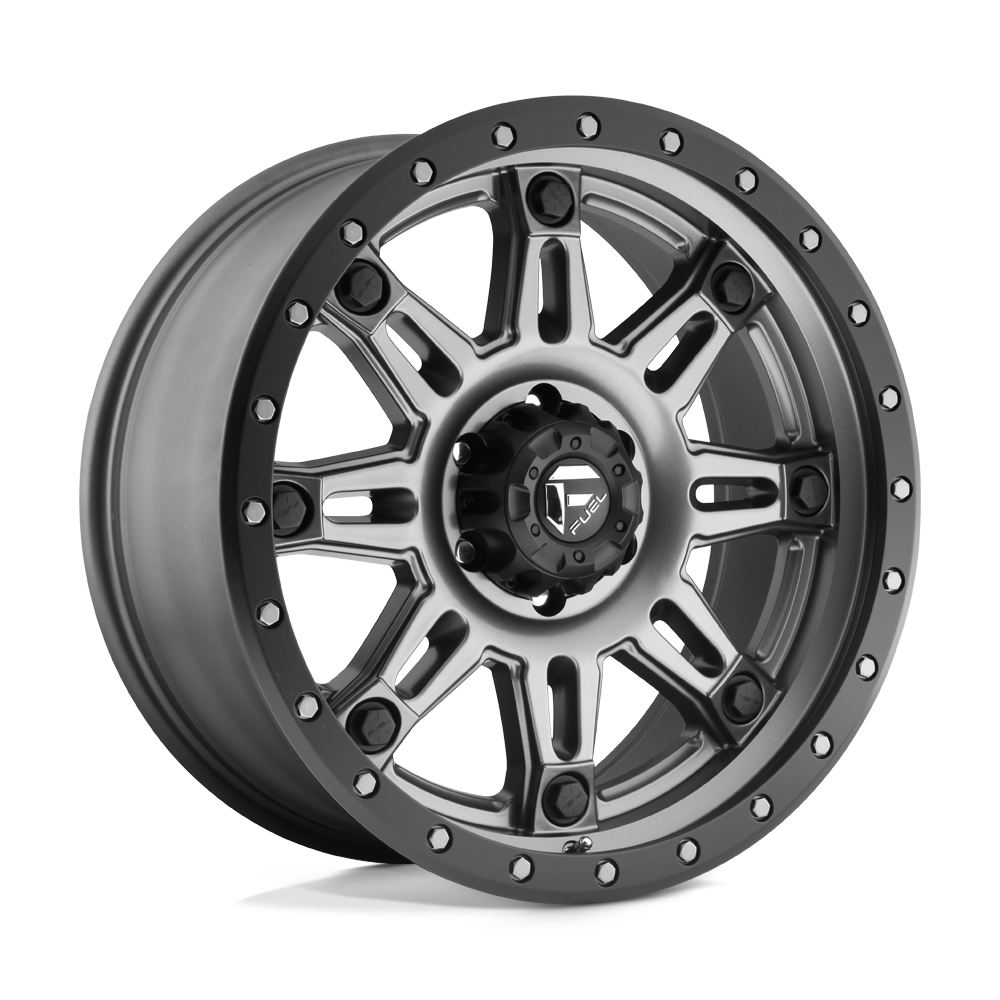 18x9 Fuel Offroad Wheels D568 HOSTAGE 8x180 20 offset 124.3 hub GRAY - D56818901857