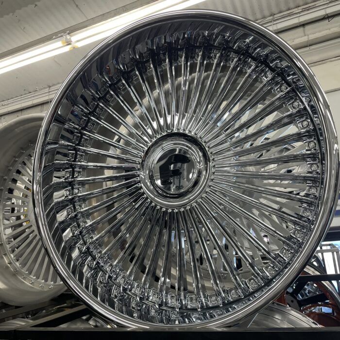 24" Forgiato Wheels G1 3D XL Floater Cap Chrome - 4 Wheel & Tire Package 5 & 6 Lug