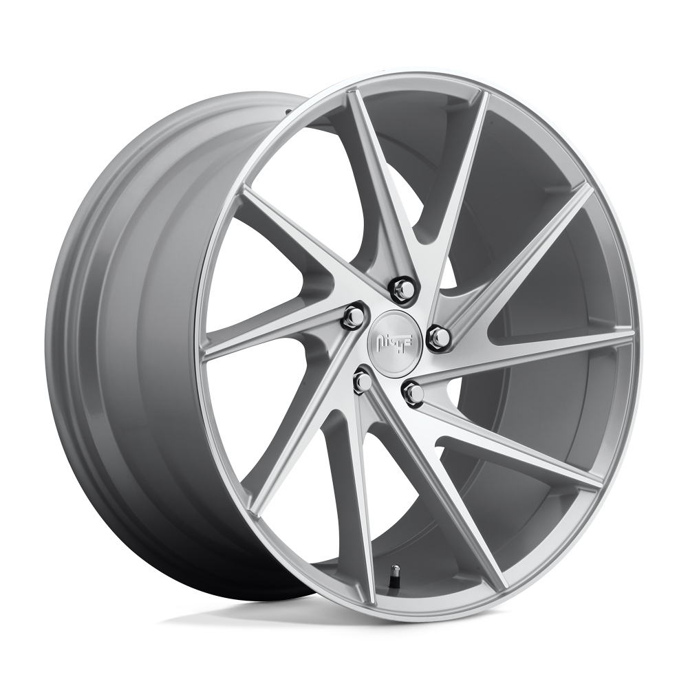 20x10.5 Niche Wheels M162 INVERT 5x114.3 45 offset 72.56 hub SILVER - M162200565+45