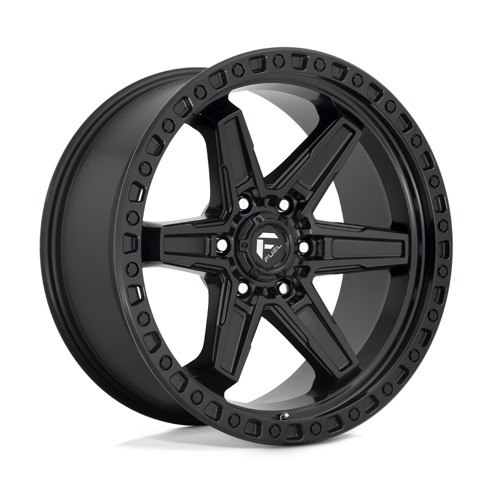 20x9 Fuel Offroad Wheels D697 KICKER 6x114.3 1 offset 66.3 hub BLACK - D69720908750