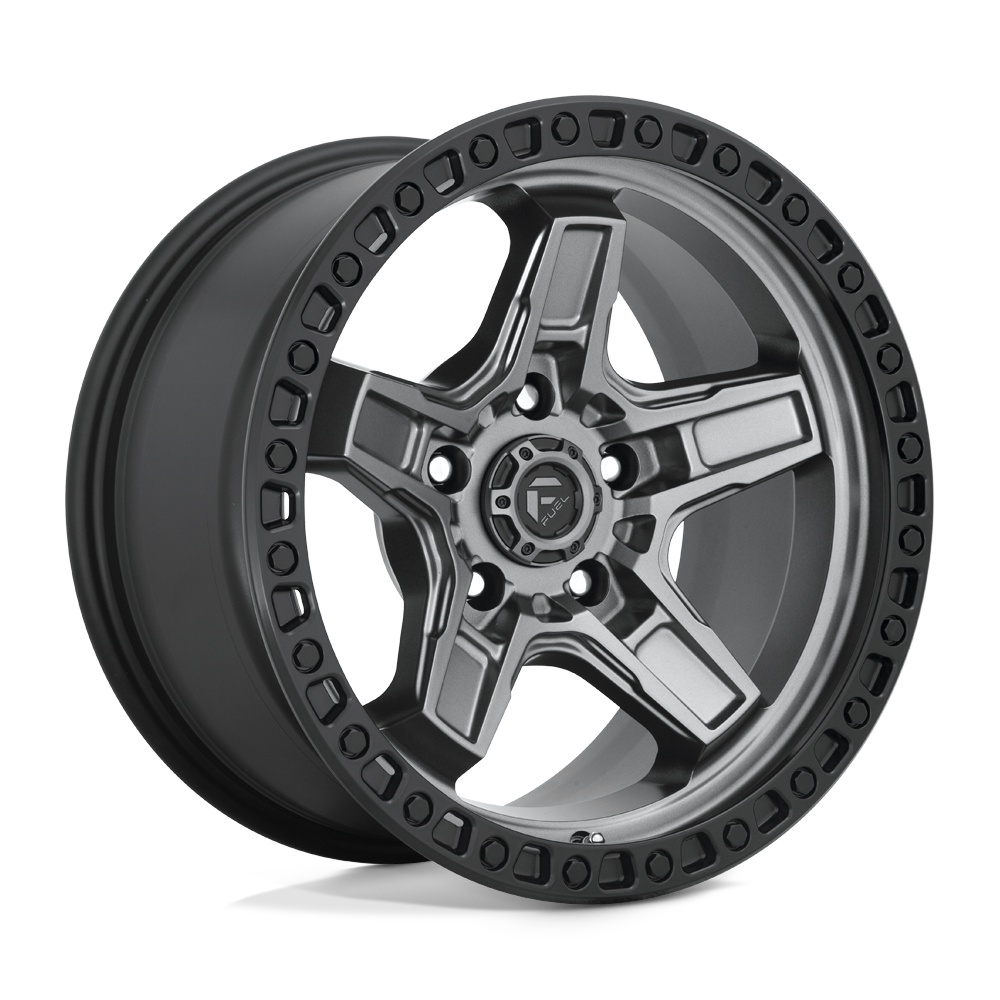 17x9 Fuel Offroad Wheels D698 KICKER 5x127 -12 offset 71.5 hub GRAY - D69817907545
