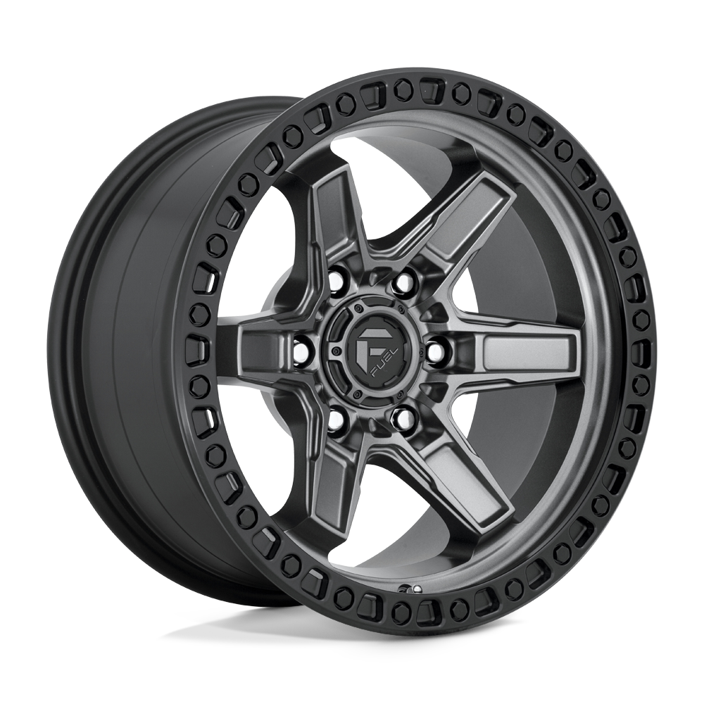 20x9 Fuel Offroad Wheels D698 KICKER 5x139.7 1 offset 78.1 hub GRAY - D6982090B450