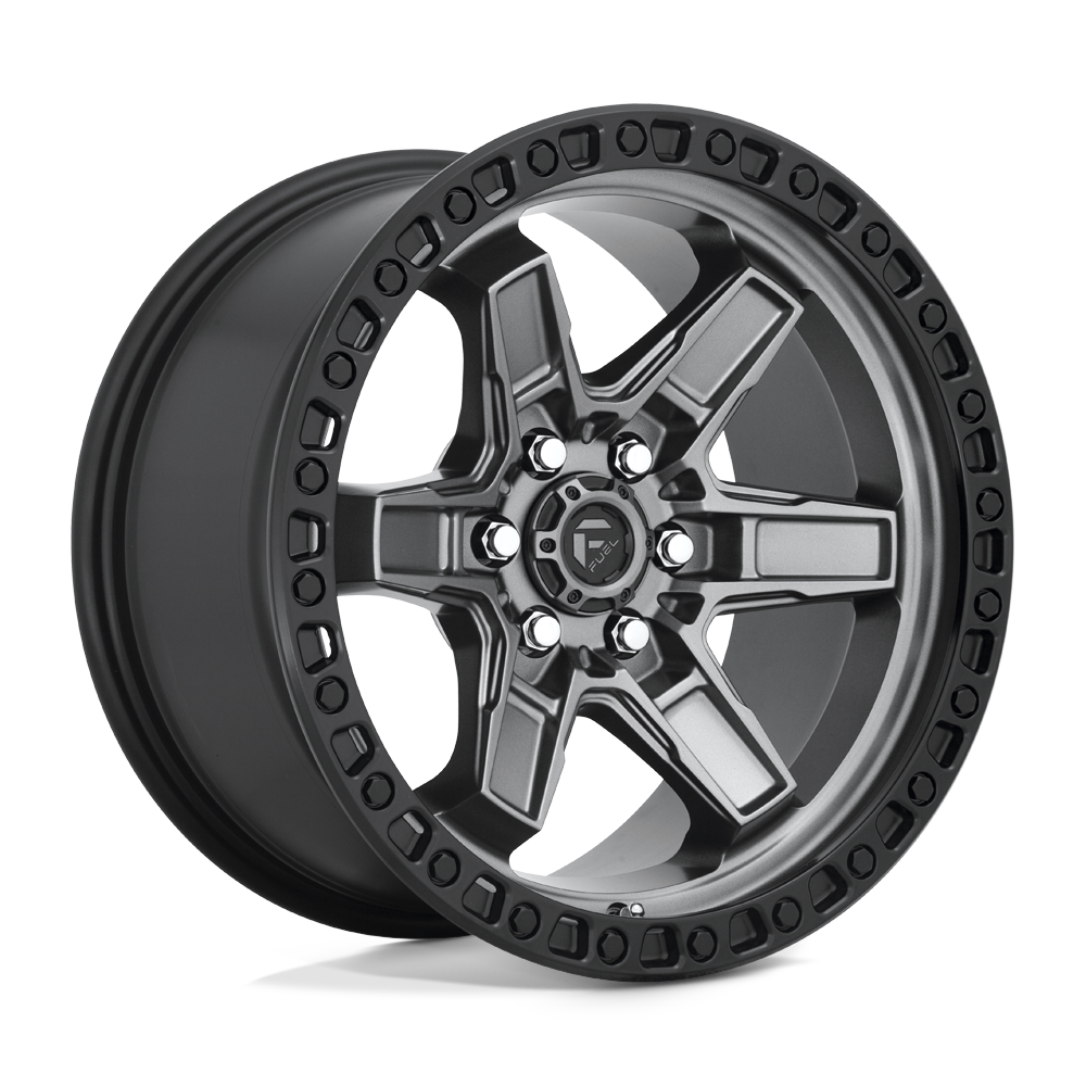 17x9 Fuel Offroad Wheels D698 KICKER 6x114.3 12 offset 66.06 hub GRAY - D69817908755