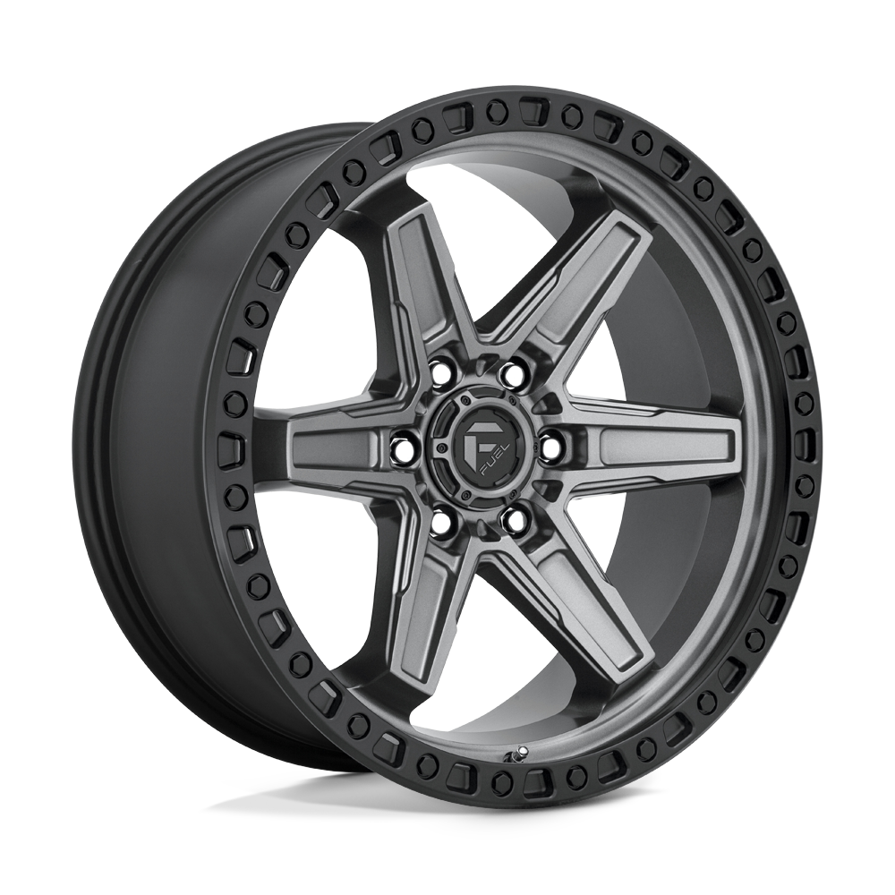 20x9 Fuel Offroad Wheels D698 KICKER 6x139.7 1 offset 106.1 hub GRAY - D69820908450