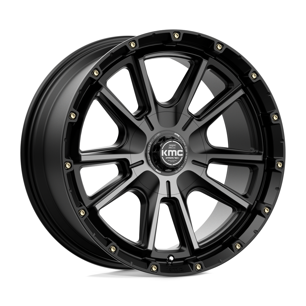 20x9 KMC Wheels KM100 SYNC 6x135/6x139.7 18 offset 106.1 hub BLACK - KM10029067418