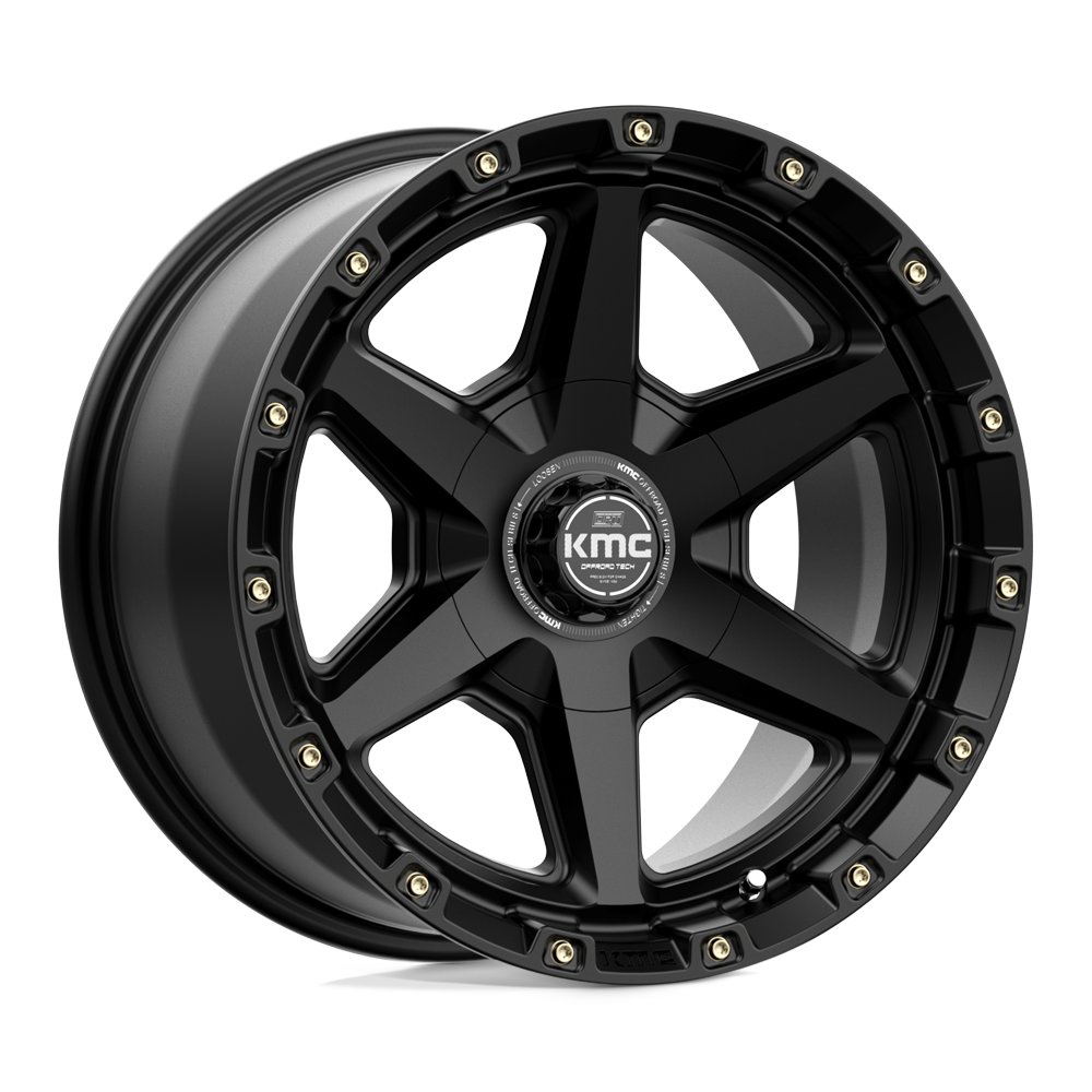 17x9 KMC Wheels KM101 TEMPO 5x127/5x139.7 18 offset 78.1 hub BLACK - KM10179035718