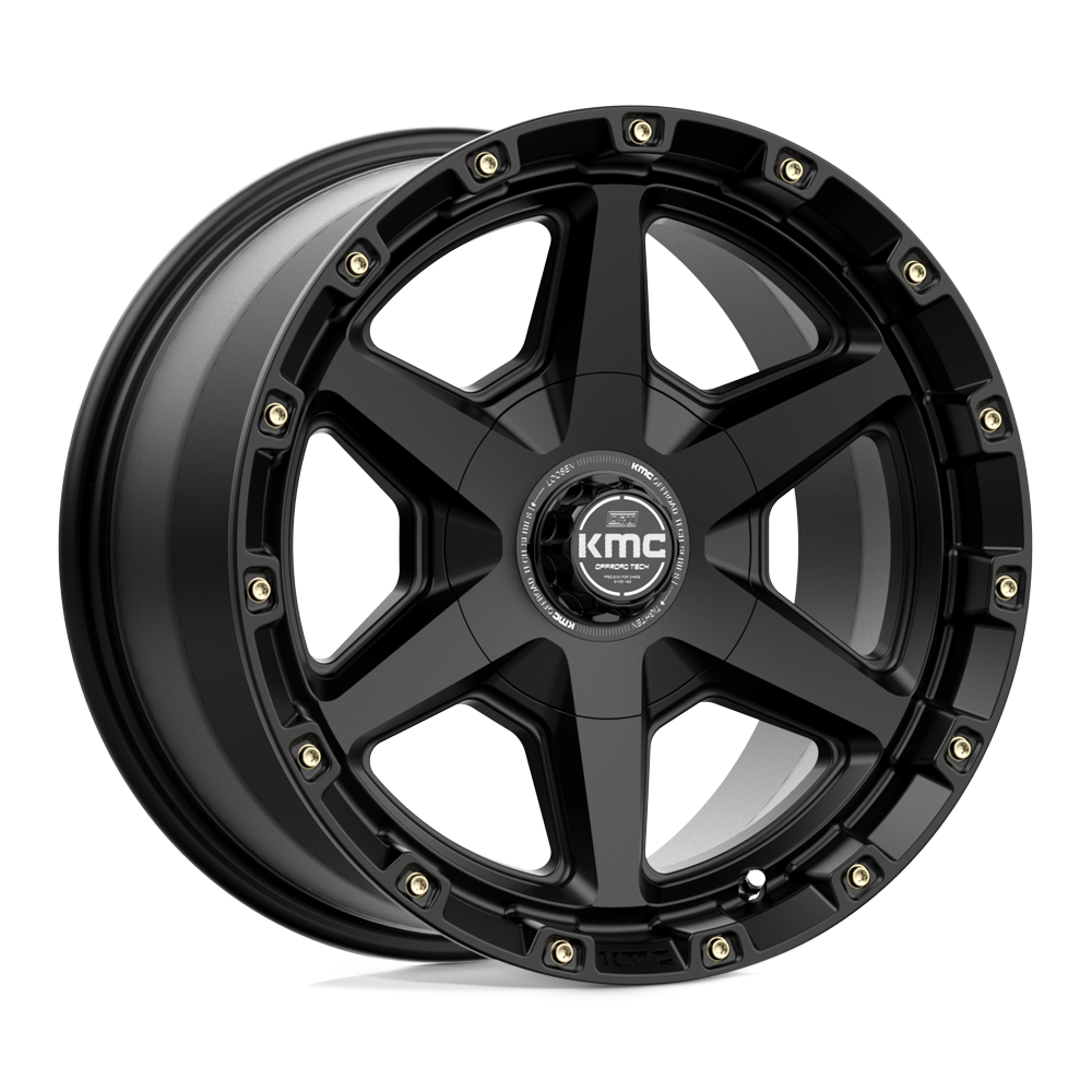 17x9 KMC Wheels KM101 TEMPO 6x135/6x139.7 18 offset 106.1 hub BLACK - KM10179067718