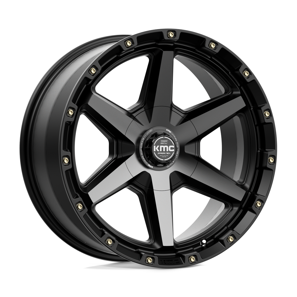 20x9 KMC Wheels KM101 TEMPO 6x120/6x139.7 0 offset 78.1 hub BLACK - KM10129078400