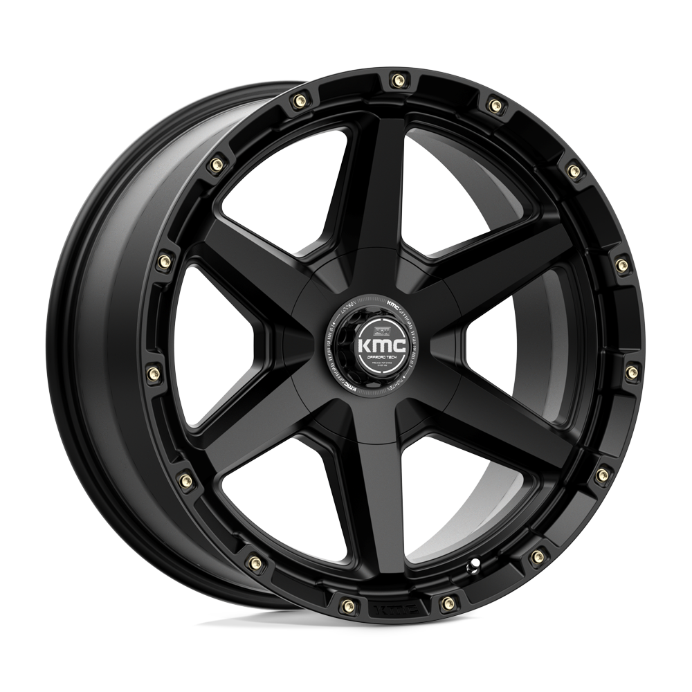 20x9 KMC Wheels KM101 TEMPO 6x135/6x139.7 0 offset 106.1 hub BLACK - KM10129067700