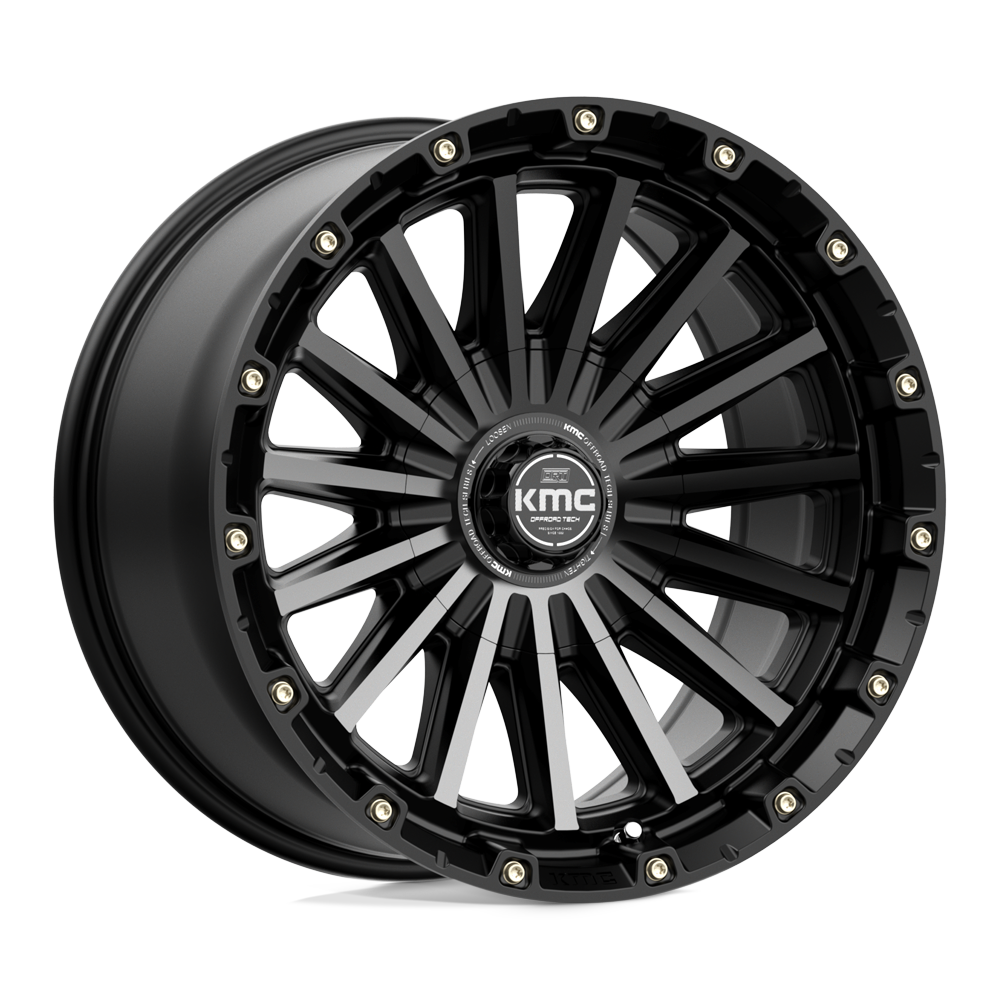 17x9 KMC Wheels KM102 SIGNAL 6x135/6x139.7 0 offset 106.1 hub BLACK - KM10279067400