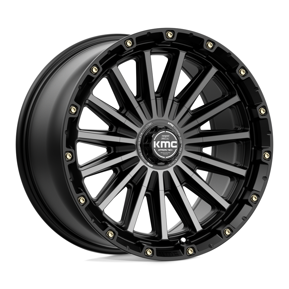 17x9 KMC Wheels KM102 SIGNAL 6x135/6x139.7 18 offset 106.1 hub BLACK - KM10279067418